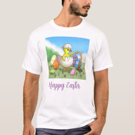 Camiseta Feliz Páscoa Frango