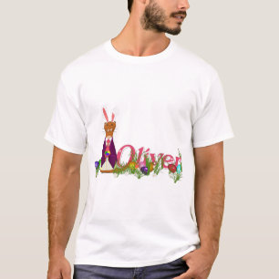 Camiseta Feliz Páscoa Oliver a Lontra