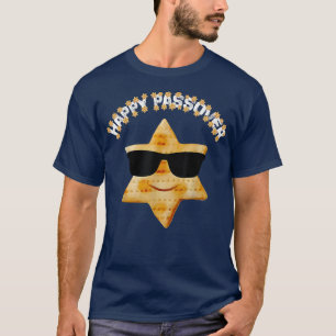Camiseta Feliz Passover 2022 Engraçado Matzah Enfrentando P