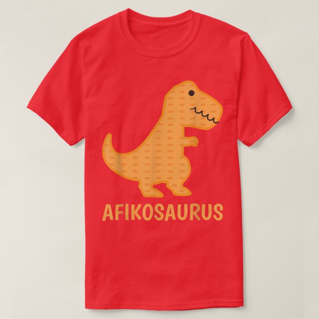 Camiseta Feliz Passover Afikosaurus Matzo (Frente do Design)
