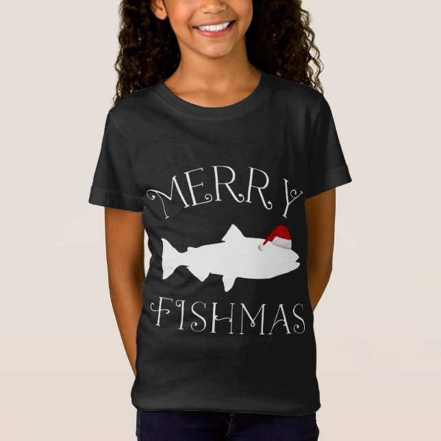 Camiseta Feliz Peixe Natal Natal Natal Natal Natal Natal Na (Frente)