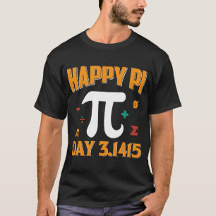 Camiseta Feliz Pi Day 3 1415 Retro Math Day & Pi Day