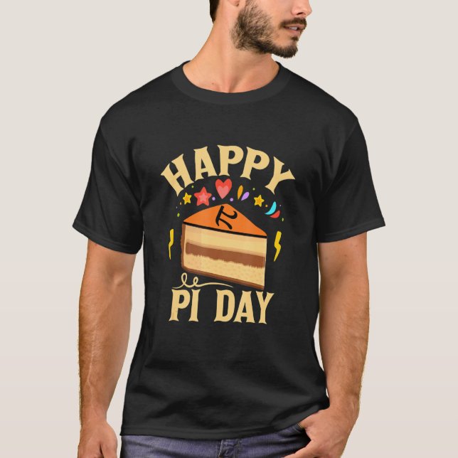 Camiseta Feliz Pi Day Engraçado Pi Day (Frente)