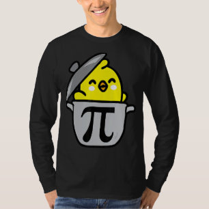Camiseta Feliz Pi Day Engraçado Pote de frango 3 14 Mães de