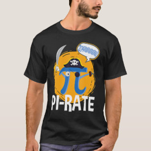Camiseta Feliz Pi Day Matemático Feliz Pi-Rate Engraçado Pu