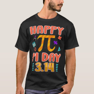 Camiseta Feliz Pi Day MathemTeacher Rainbow Funny Pi D