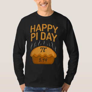 Camiseta Feliz Pi Day Pie 3 14 Engraçado Clube de Matemátic