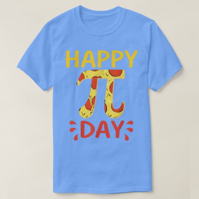 Camiseta Feliz Pi Day Pover Pizza 950 (Frente do Design)