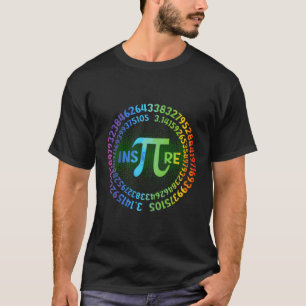 Camiseta Feliz Pi Day Símbolo Matemático Professor Inspire 