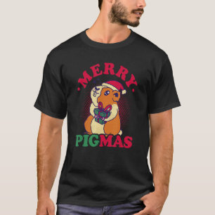 Camiseta Feliz Pigmas Gráfico Guiné Proprietário de Porcos