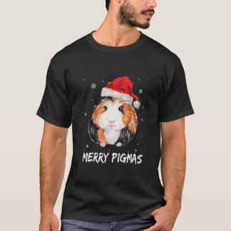Camiseta Feliz Pigmas Natal Engraçado Guiné Pig Dom