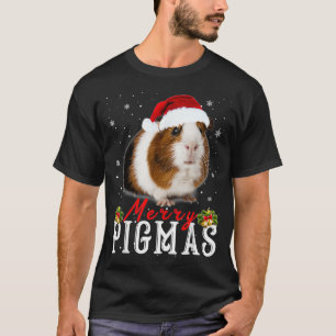 Camiseta Feliz Pigmas Rosto Máscara Engraçado Guiné Nata