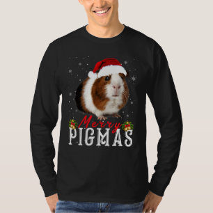 Camiseta Feliz Pigmas Rosto Máscara Engraçado Guiné Natal P