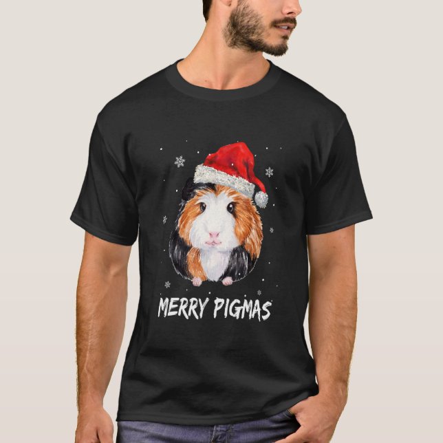 Camiseta Feliz Pigmas Rosto Máscara Guiné papais noeis de N (Frente)