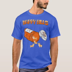 Camiseta Feliz Pills Corgi, Miniatura Proprietário de Cacho