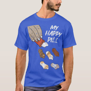 Camiseta Feliz Pílulas Dia de as mães Engraçado Porco Mãe P