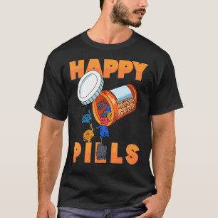 Camiseta Feliz Pílulas Diárias Organizadoras Com Animais Cu