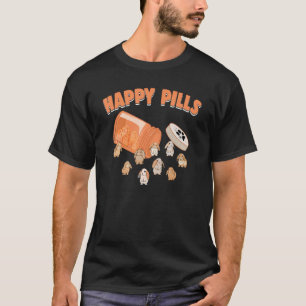 Camiseta Feliz Pílulas Holland Lop Bunny Engraçado Raça L