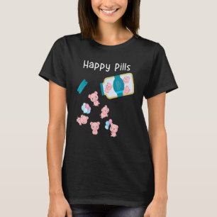 Camiseta Feliz Pílulas Porco