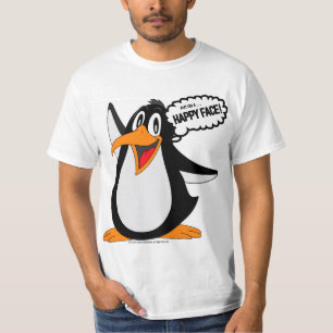 Camiseta "Feliz Pinguim Rosto"