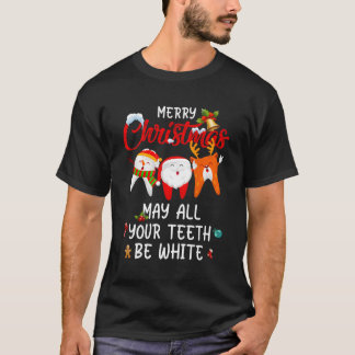 Camiseta Feliz Pode Todos Os Seus Dentes Ser Uma Higiene De