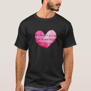 Camiseta Feliz Por Ser Mãe De Uma Filha Maravilhosa Para Ma