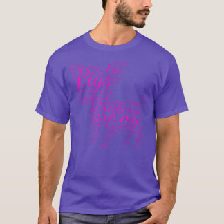 Camiseta Feliz Porcos De Design Da Agricultura São A Minha