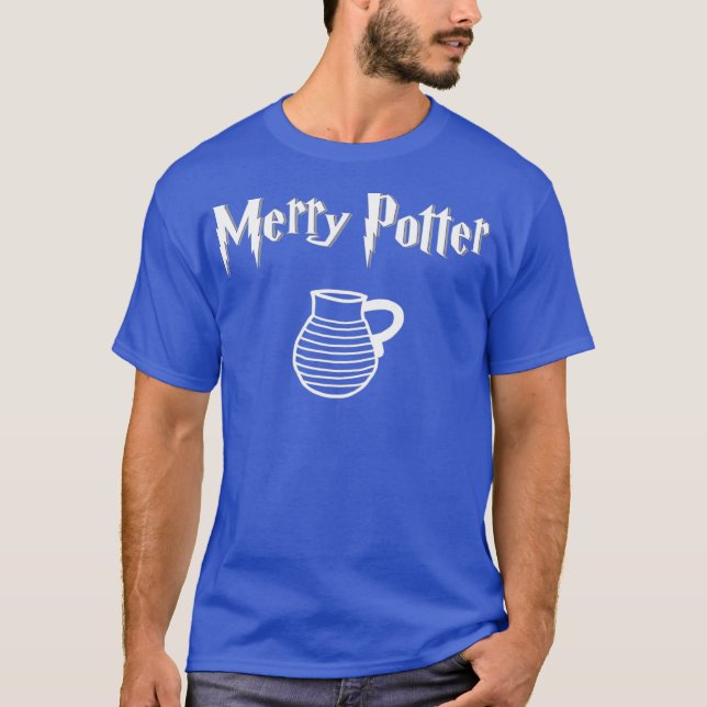Camiseta Feliz Potter um livro engraçado lendo Harry potter (Frente)