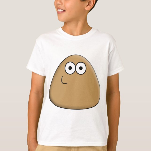 Camiseta Feliz Pou - Camisa-T (Frente)