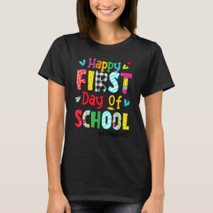Camiseta Feliz Primeiro Dia Da 5 Da Escola De Volta À Escol