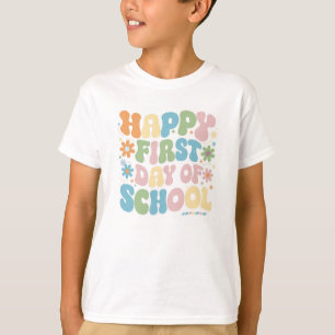 Camiseta Feliz Primeiro Dia da Escola