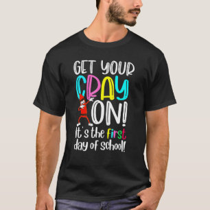 Camiseta Feliz Primeiro Dia da Escola Comece A Crer No Prof