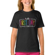 Feliz Primeiro Dia Da Escola De Volta À Escola