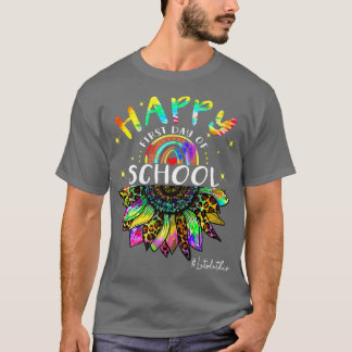 Camiseta Feliz Primeiro Dia da Escola de Volta à Escola Tie