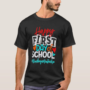Camiseta Feliz Primeiro Dia Da Escola, Garten De Volta À Sc