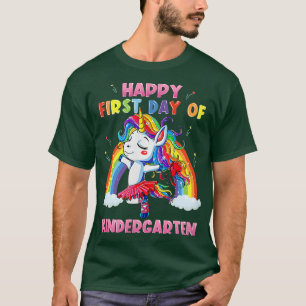Camiseta Feliz Primeiro Dia Da Rua De Professores Do Unicór