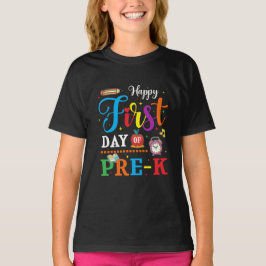 Camiseta Feliz Primeiro Dia de Aula