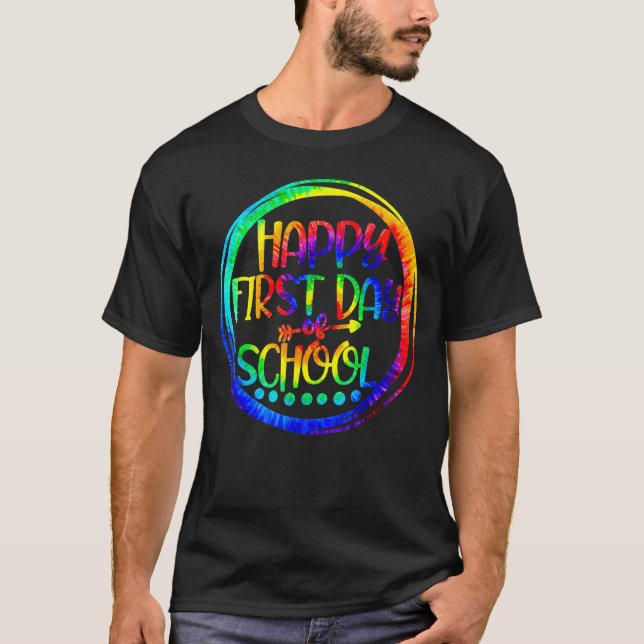 Camiseta Feliz Primeiro Dia De Aula Professor Diretor Educa (Frente)
