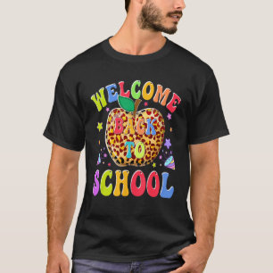 Camiseta Feliz Primeiro Dia De Boas-Vindas À Escola