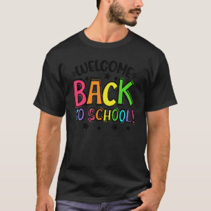 Camiseta Feliz Primeiro Dia De Boas-Vindas Ao Professor Stu
