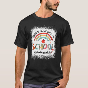 Camiseta Feliz Primeiro Dia De Enfermeira Da Escola, A Vida