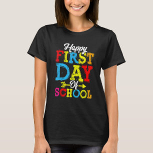 Camiseta Feliz Primeiro Dia De Professores 2