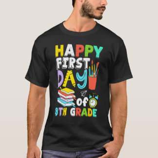 Camiseta Feliz Primeiro Dia de Professores da 9ª Série Meni