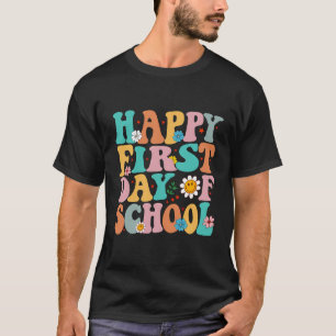 Camiseta Feliz Primeiro Dia De Professores Estudantes Na Es