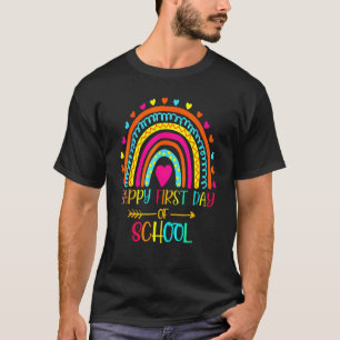Camiseta Feliz Primeiro Dia de Professores Estudantes Rai