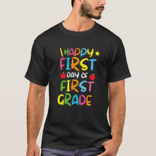 Camiseta Feliz Primeiro Dia Do 5º Ano De Volta às Aulas Par