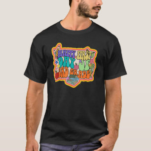 Camiseta Feliz Primeiro Dia do Ensino Do Terceiro Grau