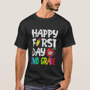 Camiseta Feliz Primeiro Dia Do Segundo De Volta Ao Presente