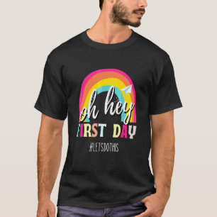 Camiseta Feliz Primeiro Dia Vamos Fazer Isso Bem-vindo de V