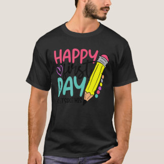 Camiseta Feliz Primeiro Dia Vamos Fazer Isso Bem-vindo de V